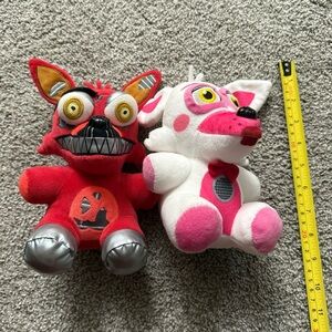 Five Nights At Freddy’s Set Of Two Foxy and Funtime Foxy